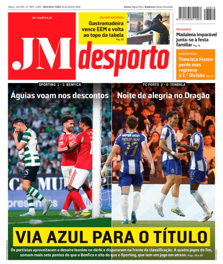 Segunda-feira, 20 de abril de 2026