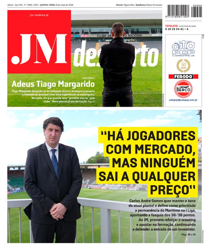 Quinta-feira, 21 de maio de 2026