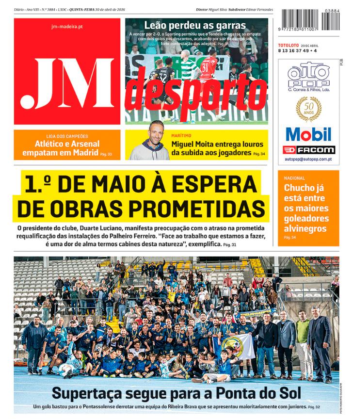 Quinta-feira, 30 de abril de 2026