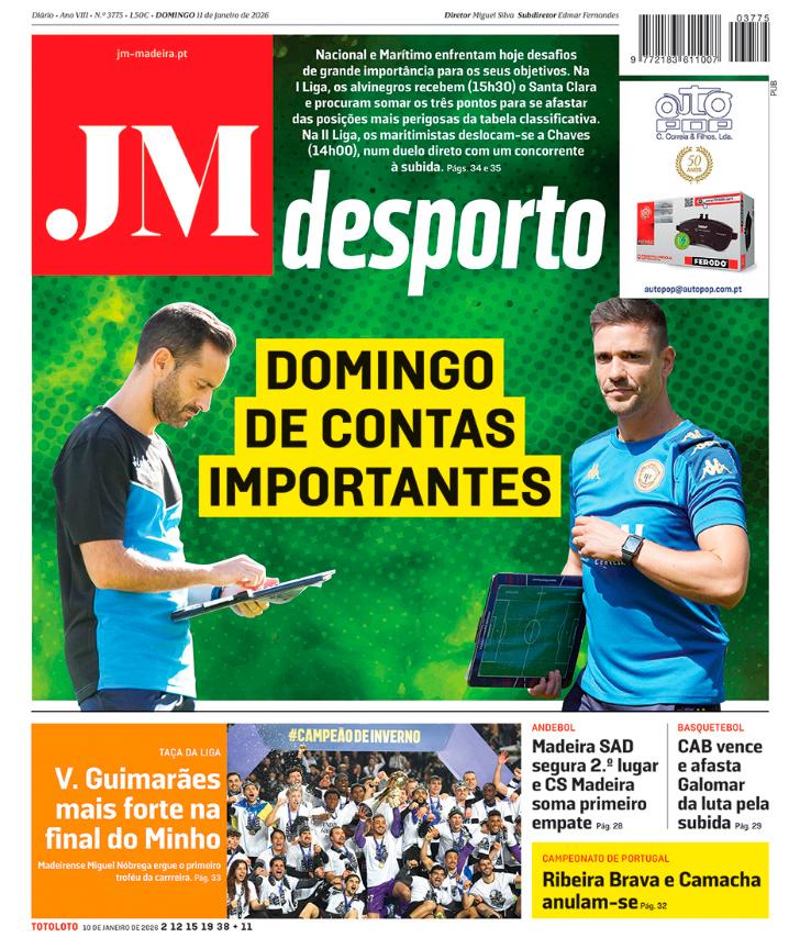 Domingo, 11 de janeiro de 2026