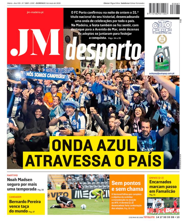 Domingo, 3 de maio de 2026