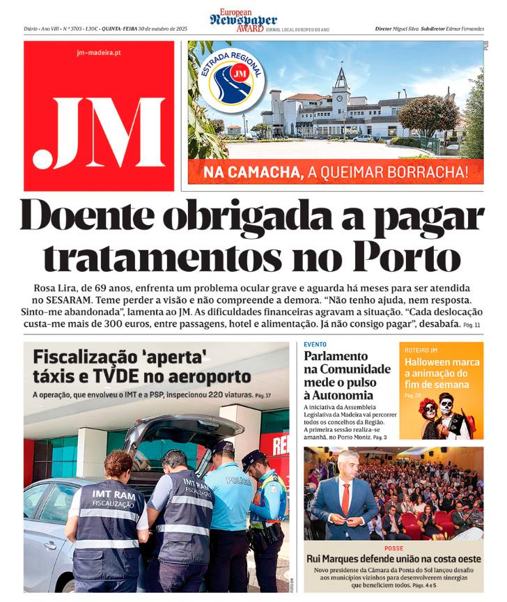 Quinta-feira, 30 de outubro de 2025