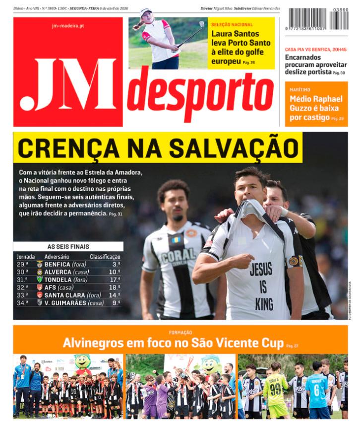 Segunda-feira, 6 de abril de 2026