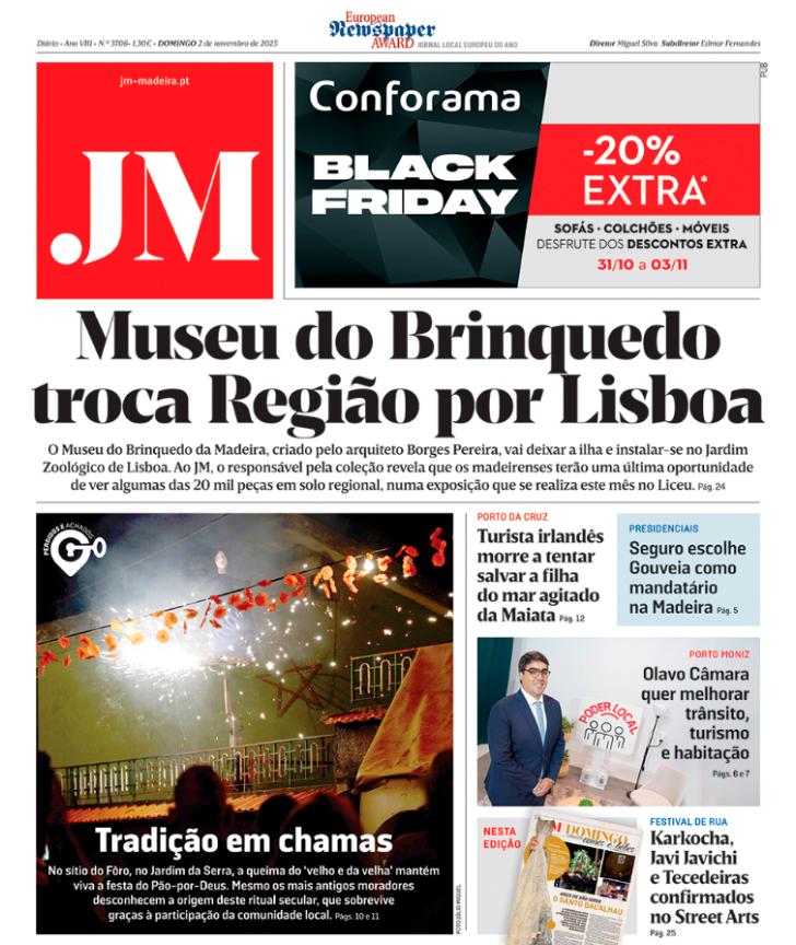 Domingo, 2 de novembro de 2025