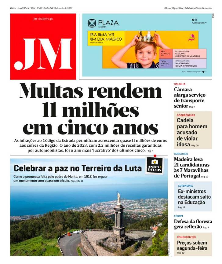 Sábado, 30 de maio de 2026