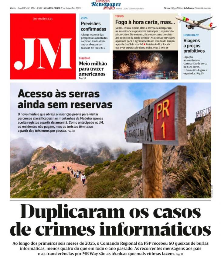 Quarta-feira, 31 de dezembro de 2025