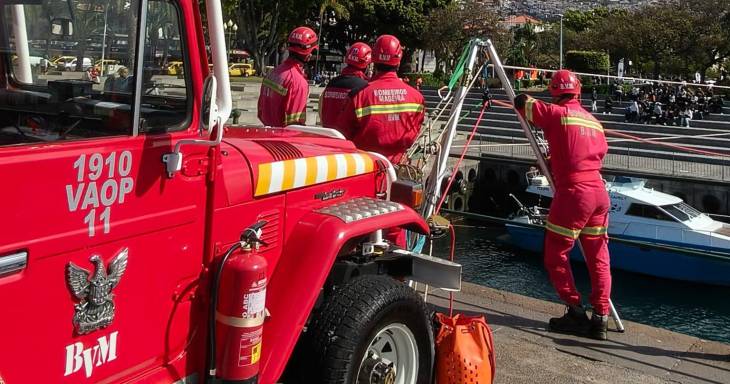 Equipa de resgate dos BVM demonstrou toda a sua qualidade na vertente do salvamento em grande ângulo.