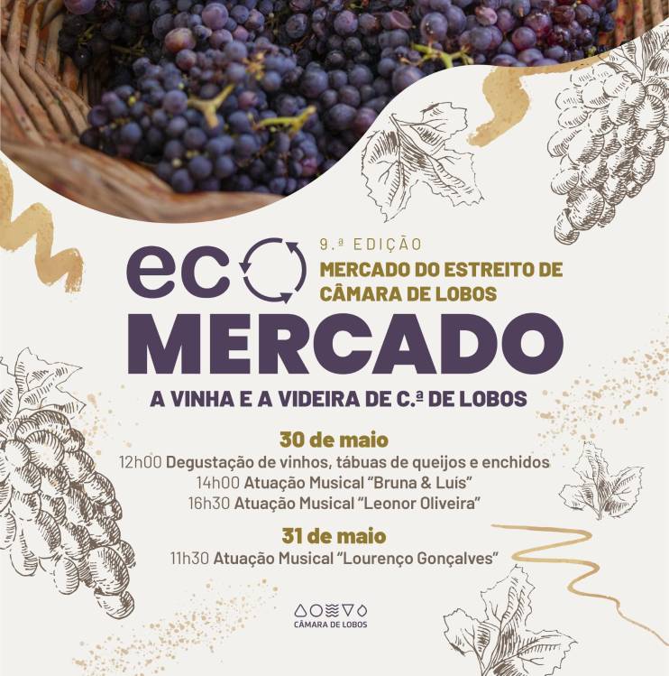 Eco Mercado Circular dedica 9.ª edição à vinha e à videira de Câmara de Lobos
