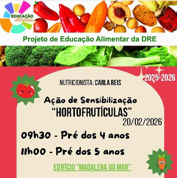 Ponta do Sol: Crianças ouviram falar de frutas e legumes