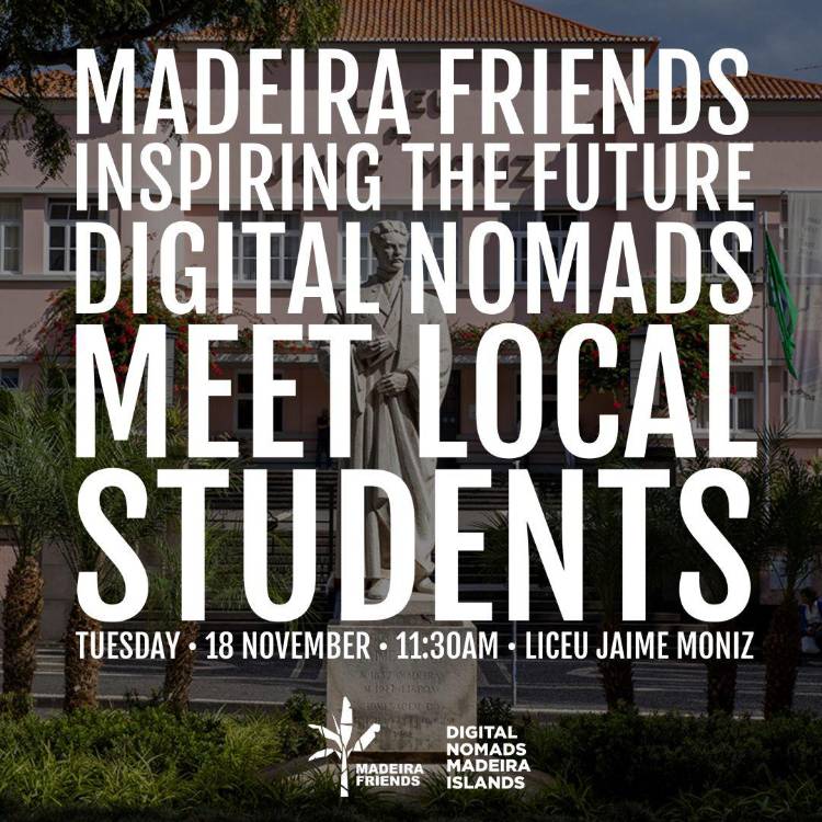 Nómadas digitais levam futuro do trabalho remoto ao Liceu Jaime Moniz