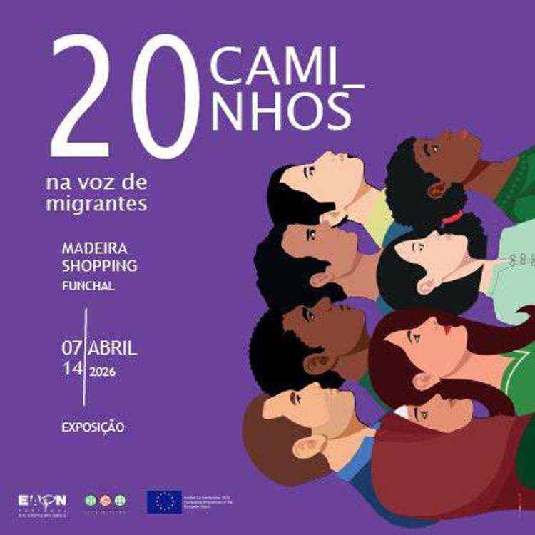 Exposiçao ‘20 Caminhos na Voz de Migrantes’ em destaque no MadeiraShopping