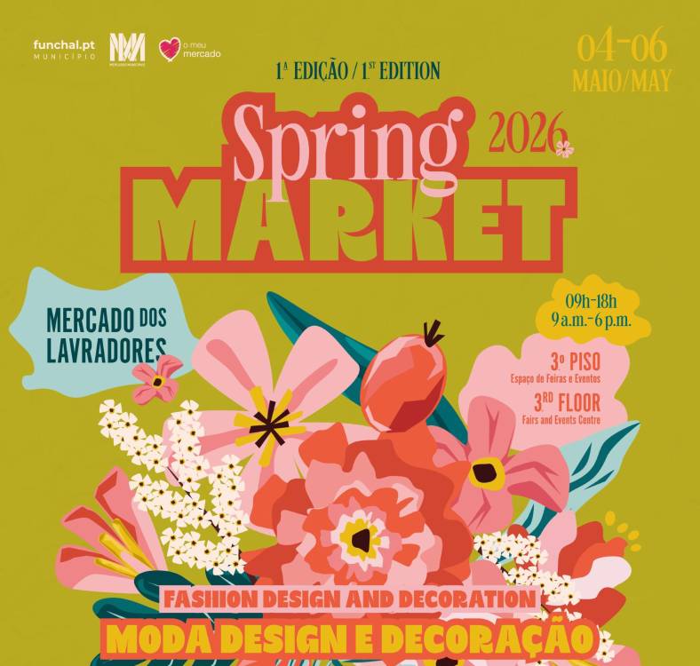 1.ª edição do Spring Market no Mercado dos Lavradores entre 4 e 6 de maio