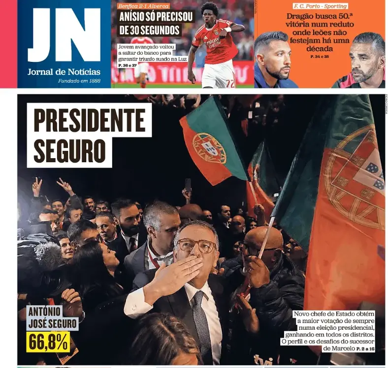 Jornais destacam vitória da moderação sobre o extremismo nas presidenciais