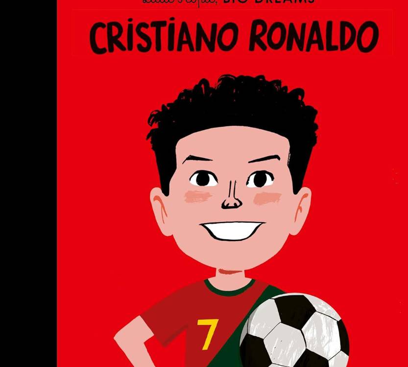 Cristiano Ronaldo junta-se a coleção de biografias ilustradas para crianças