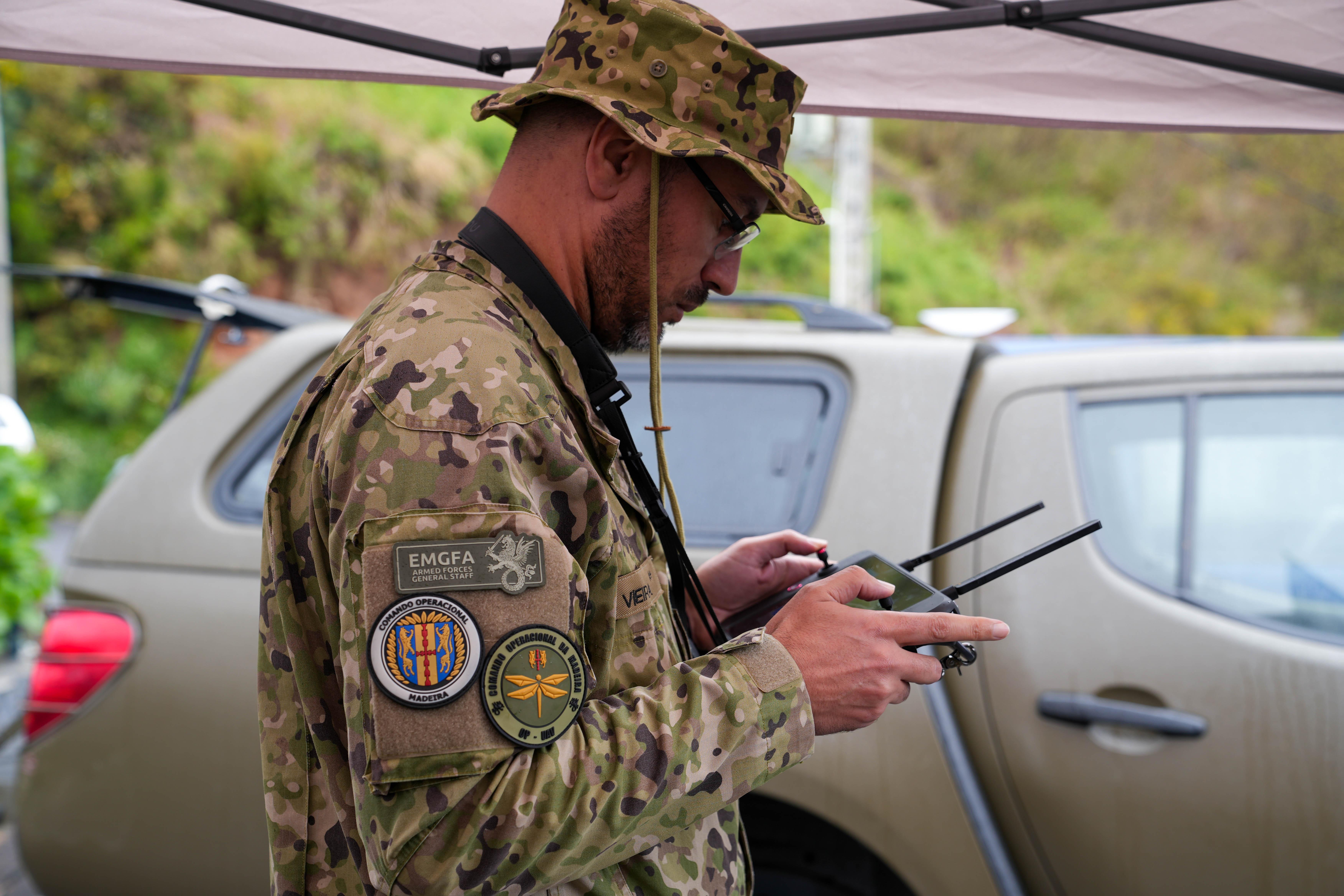 Madeira realizou exercício militar com drones em cenários urbanos, de montanha e no mar (com fotos)