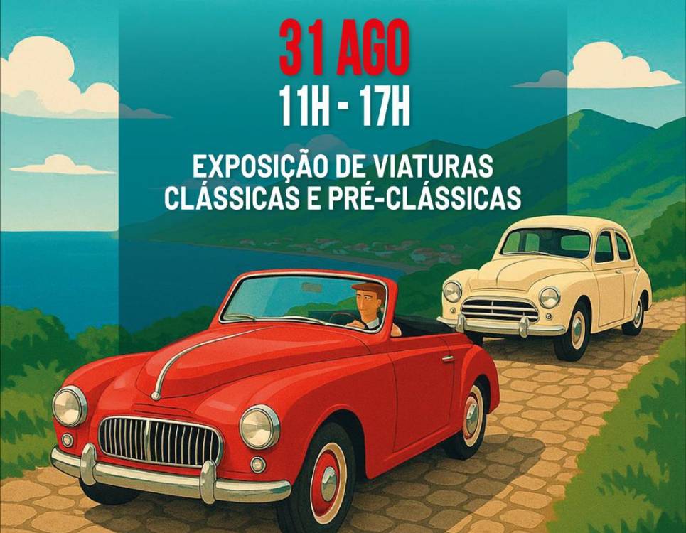 Viaturas em exposição no ‘Machico Classic Car Fest’ no próximo dia 31 de agosto