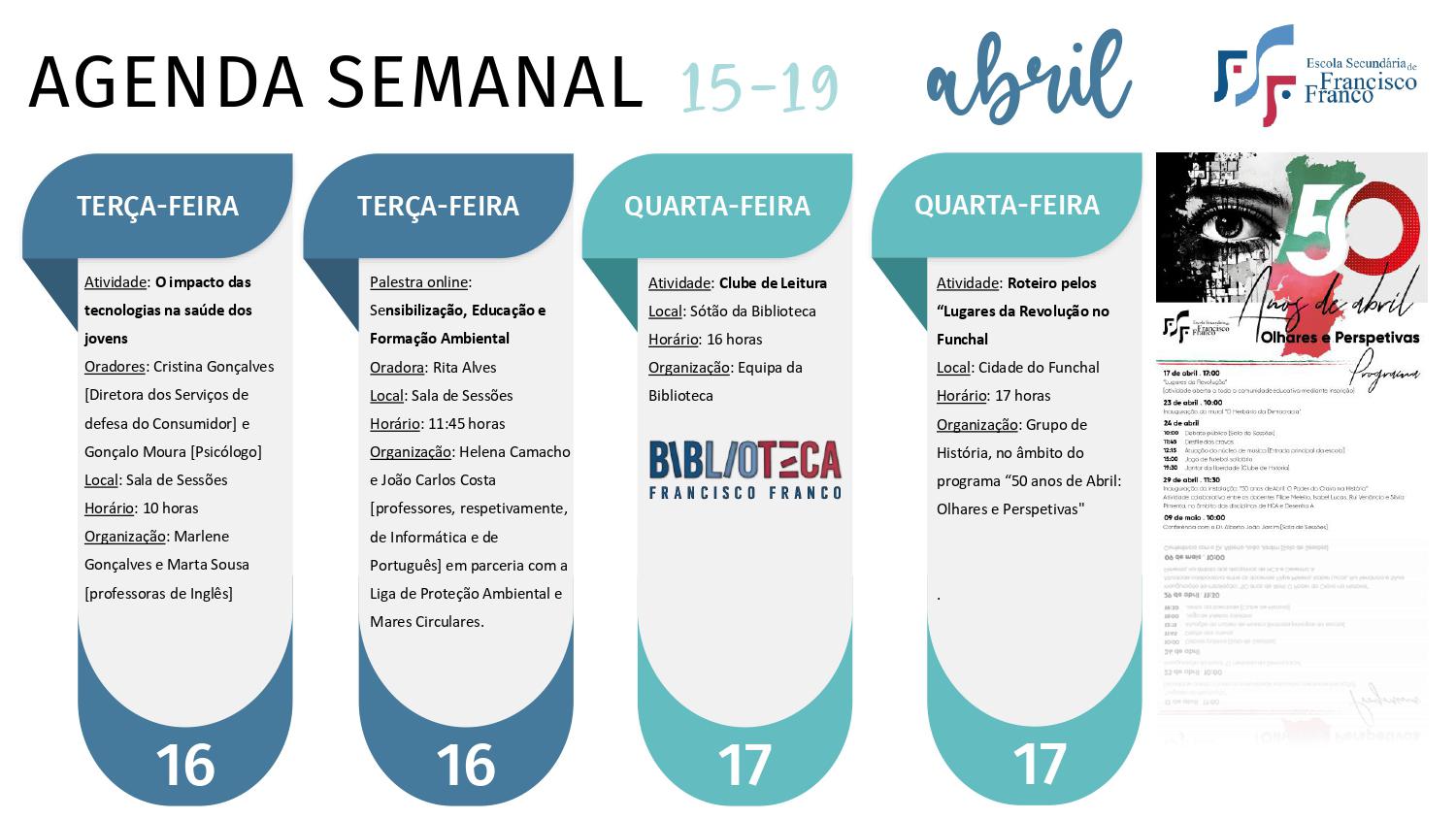 Francisco Franco promove atividades alusivas ao 25 de Abril