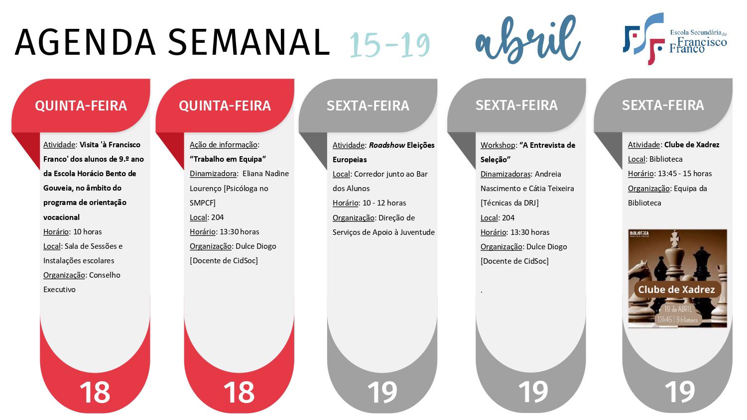Francisco Franco promove atividades alusivas ao 25 de Abril