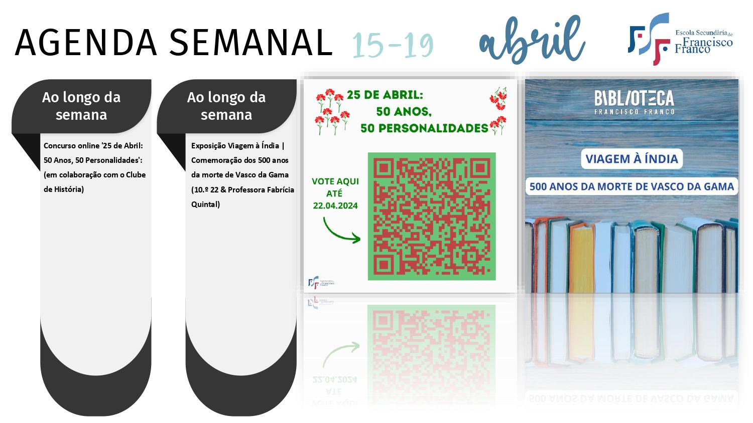 Francisco Franco promove atividades alusivas ao 25 de Abril