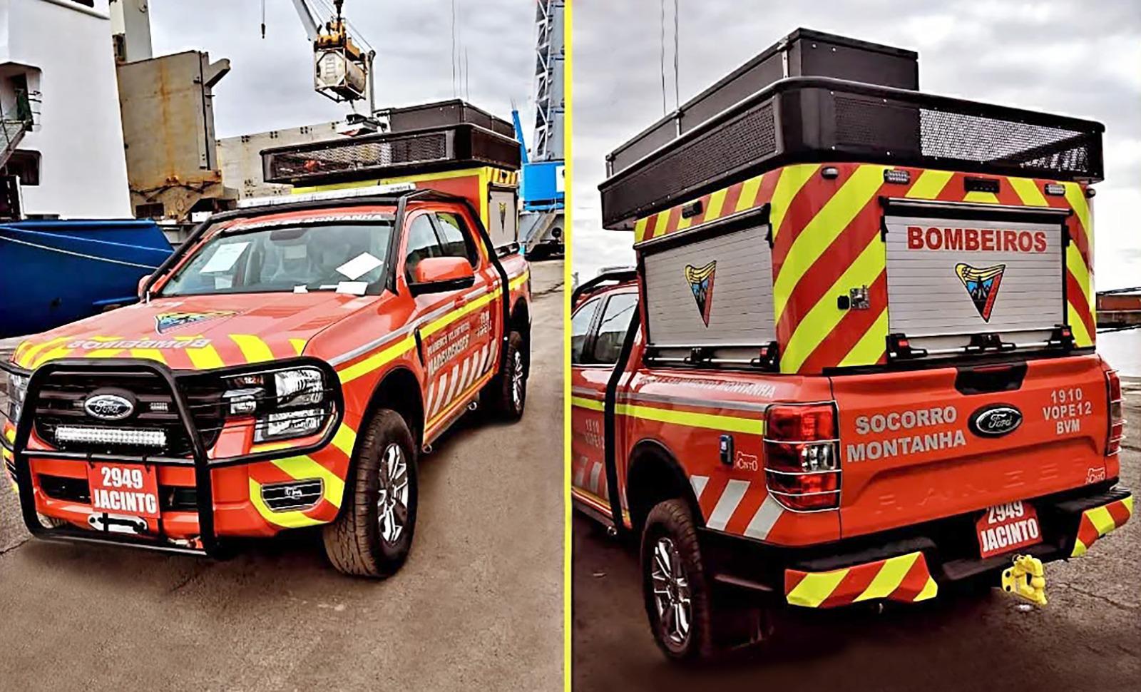 Nova viatura de resgate e socorro dos Bombeiros Voluntários Madeirense