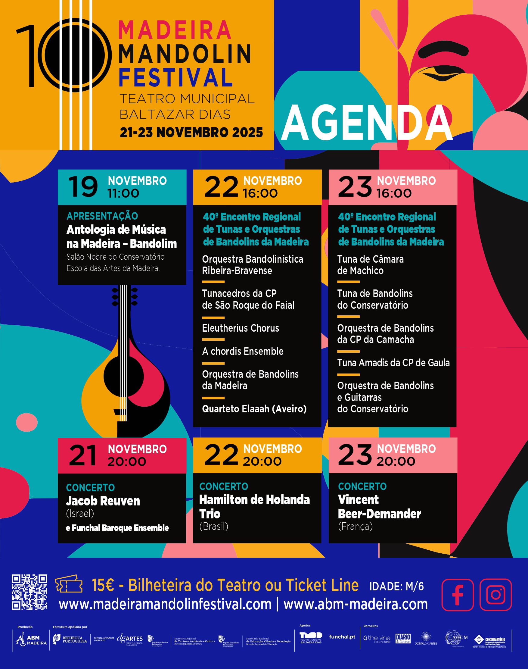 Festival Internacional de Bandolins abre com lançamento de novo volume da ‘Antologia de Música da Madeira’