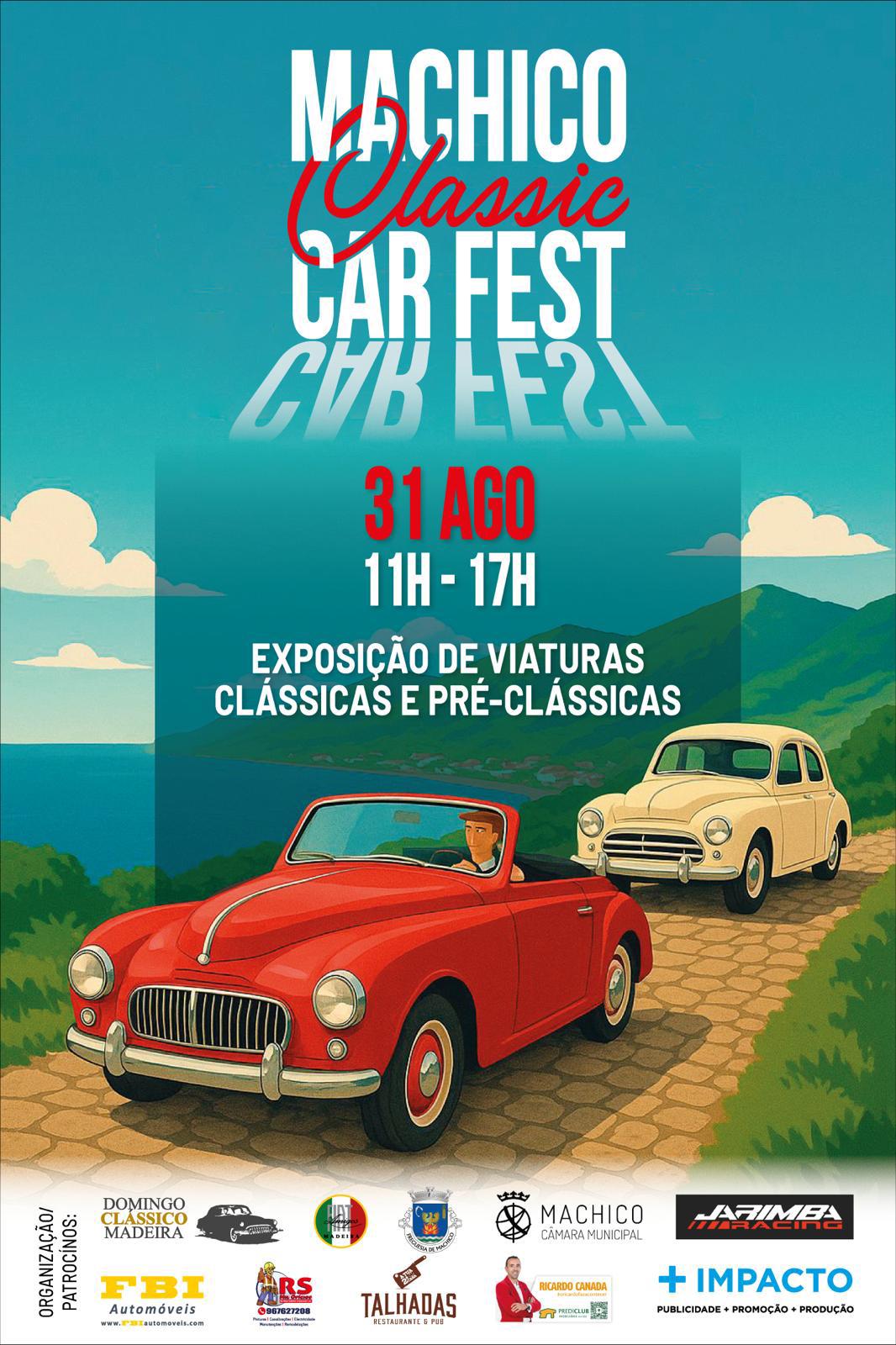 Machico recebe exposição de carros clássicos este domingo
