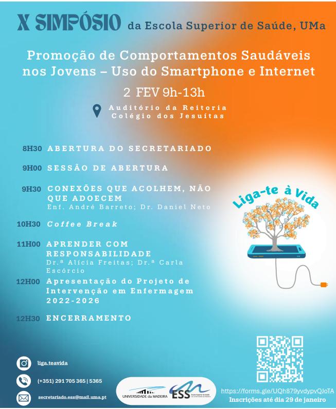 Simpósio debate impacto das tecnologias digitais na saúde mental dos jovens