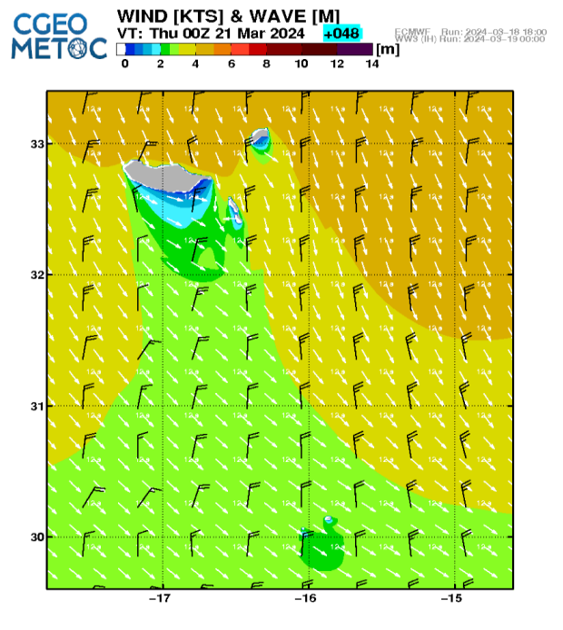 Previsão de mau tempo para a Madeira até sexta-feira gera alerta da Autoridade Marítima Nacional