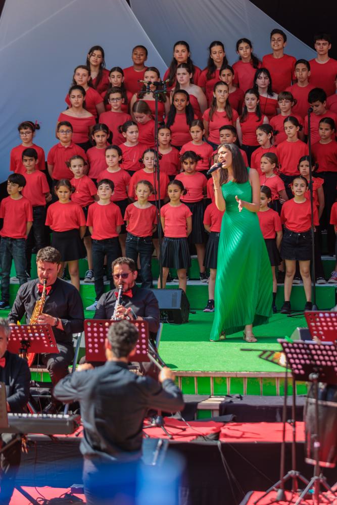 Concerto ‘Liberdade na Melodia da Voz’ encheu auditório do Jardim Municipal