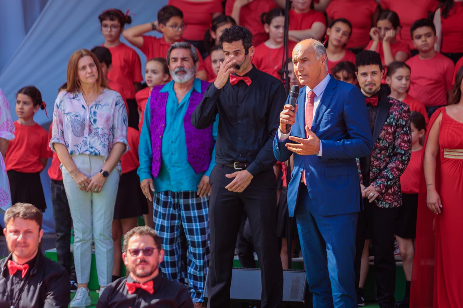 Concerto ‘Liberdade na Melodia da Voz’ encheu auditório do Jardim Municipal