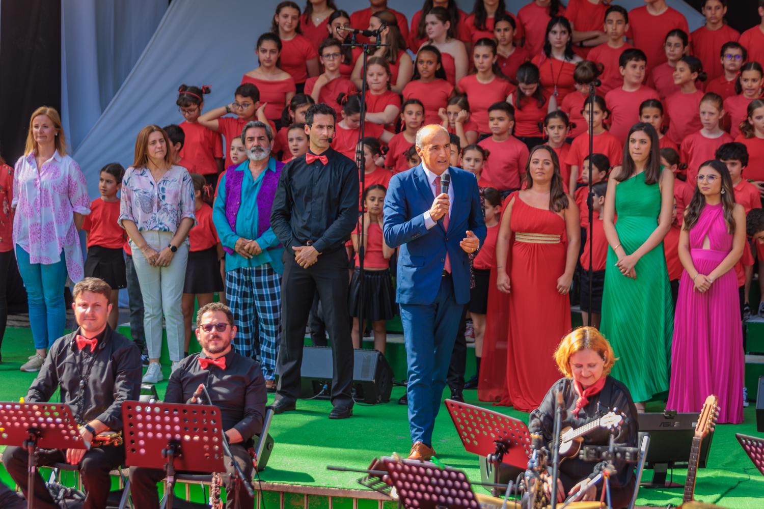 Concerto ‘Liberdade na Melodia da Voz’ encheu auditório do Jardim Municipal