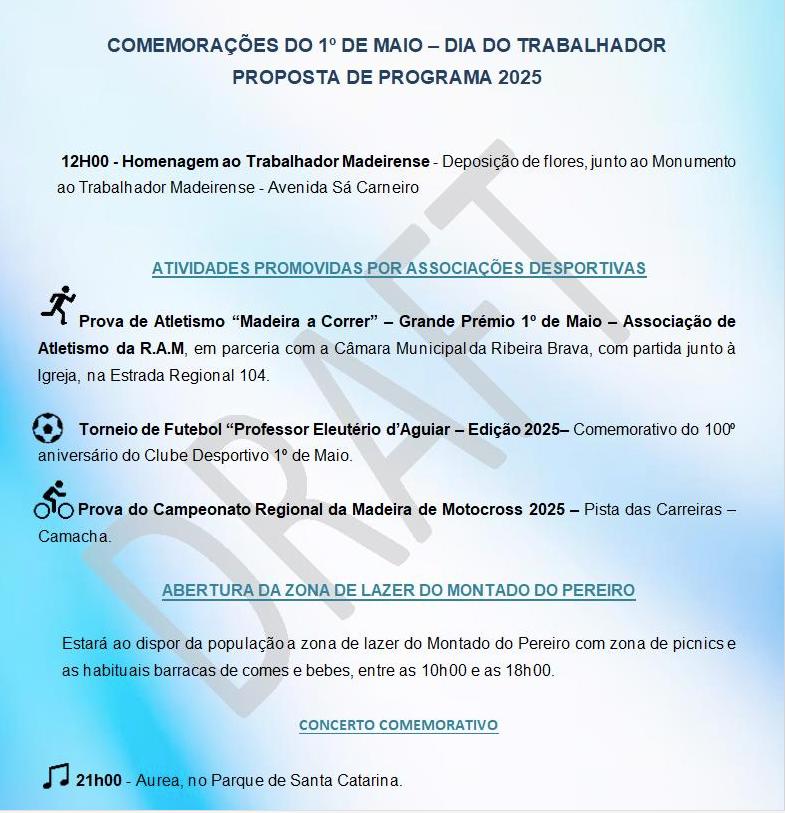 Governo Regional traz Aurea no Dia do Trabalhador