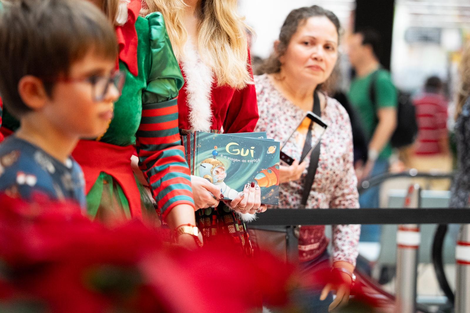 Pai Natal encantou no Plaza Madeira