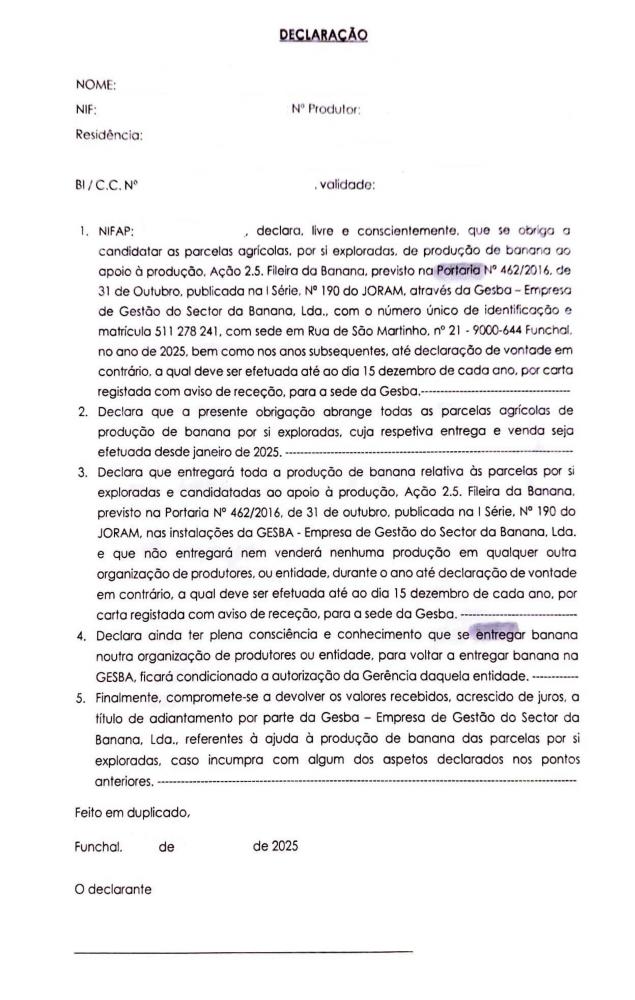 PS diz que o “Governo recorre à chantagem e obriga bananicultores a estarem presos à GESBA”