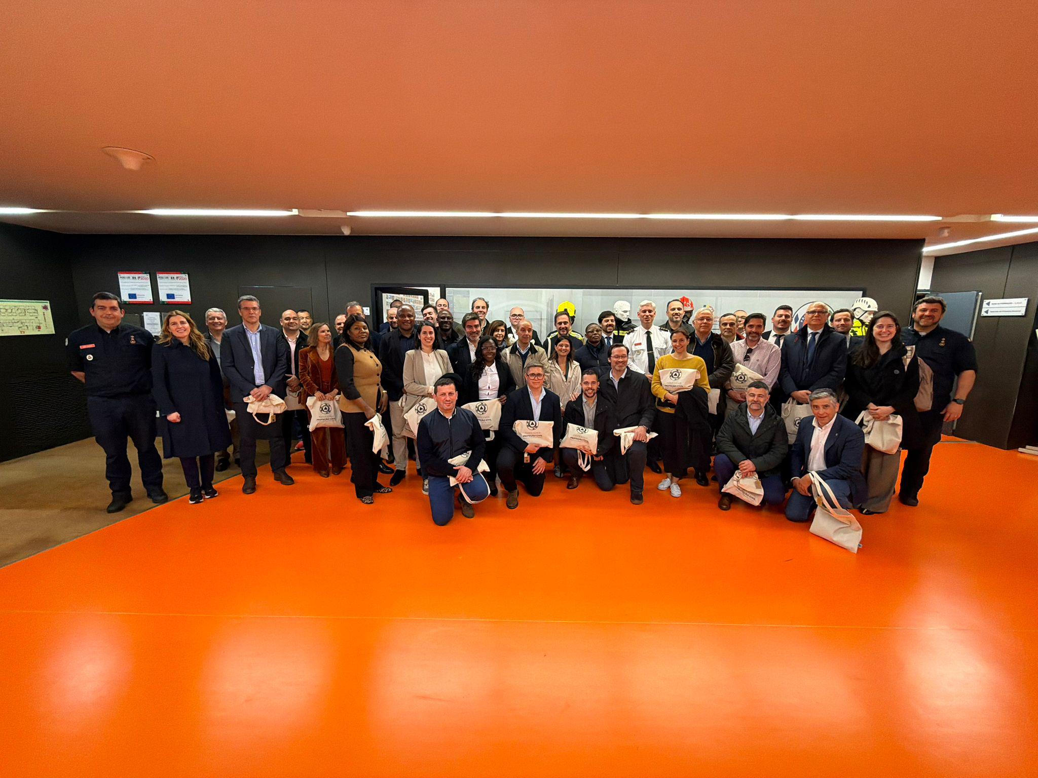 Grupo de 45 auditores visitou a Proteção Civil.