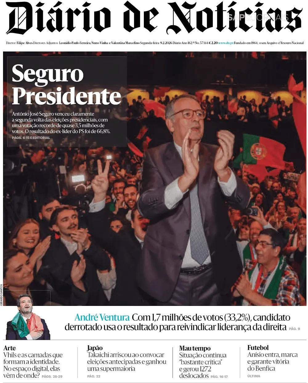 Jornais destacam vitória da moderação sobre o extremismo nas presidenciais