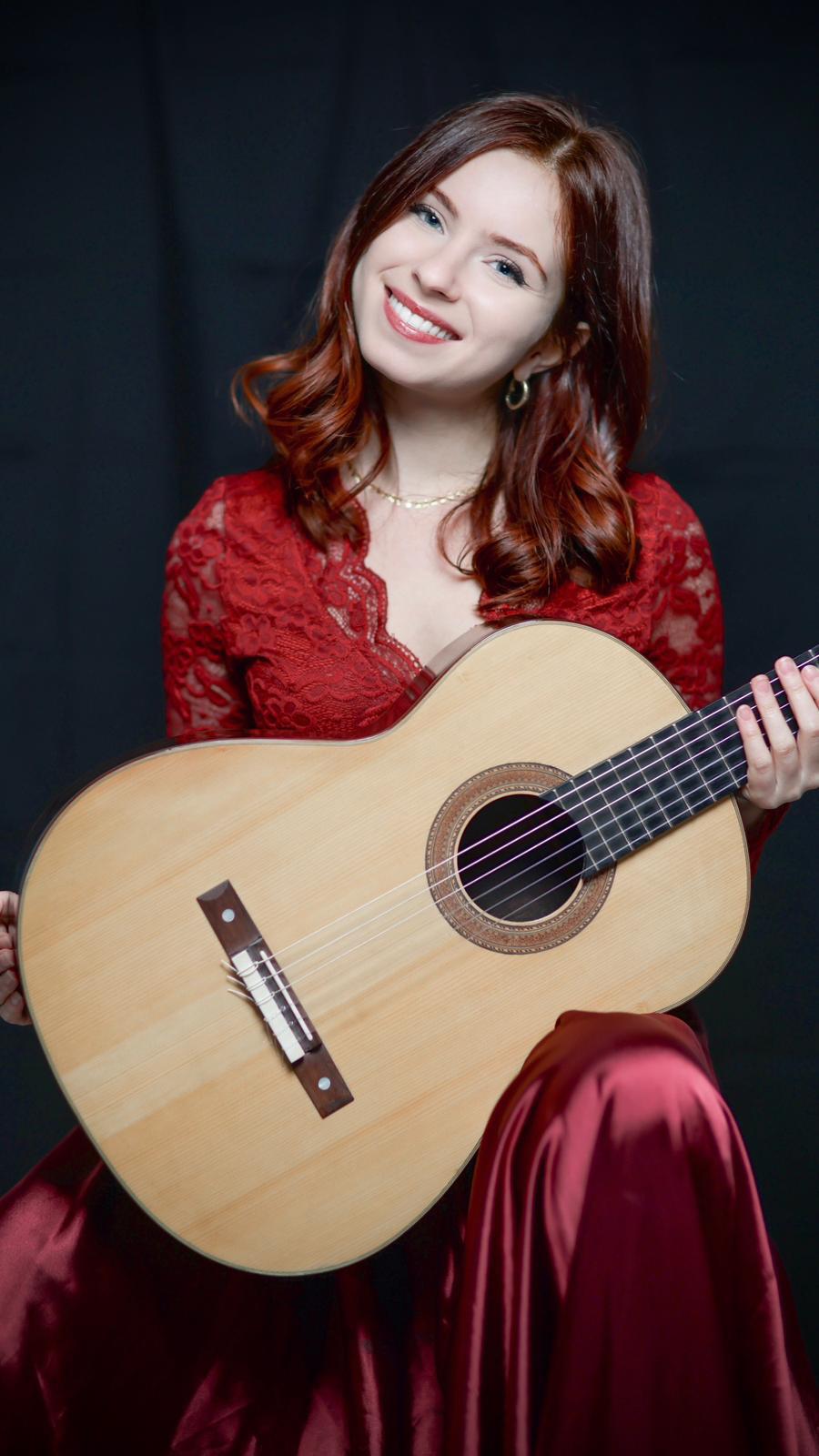 Edith Pageaud, jovem guitarrista francesa.