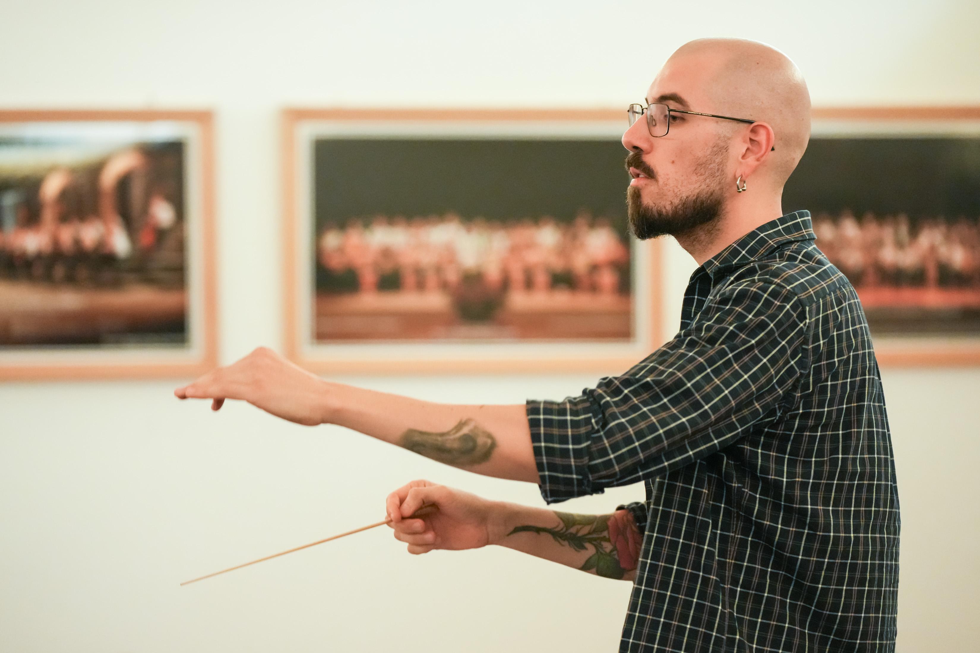 06-11-2025 Ensaio Orquestra de Bandolins da Madeira com o tenor Carlos Guilherme (Foto Joana Sousa)