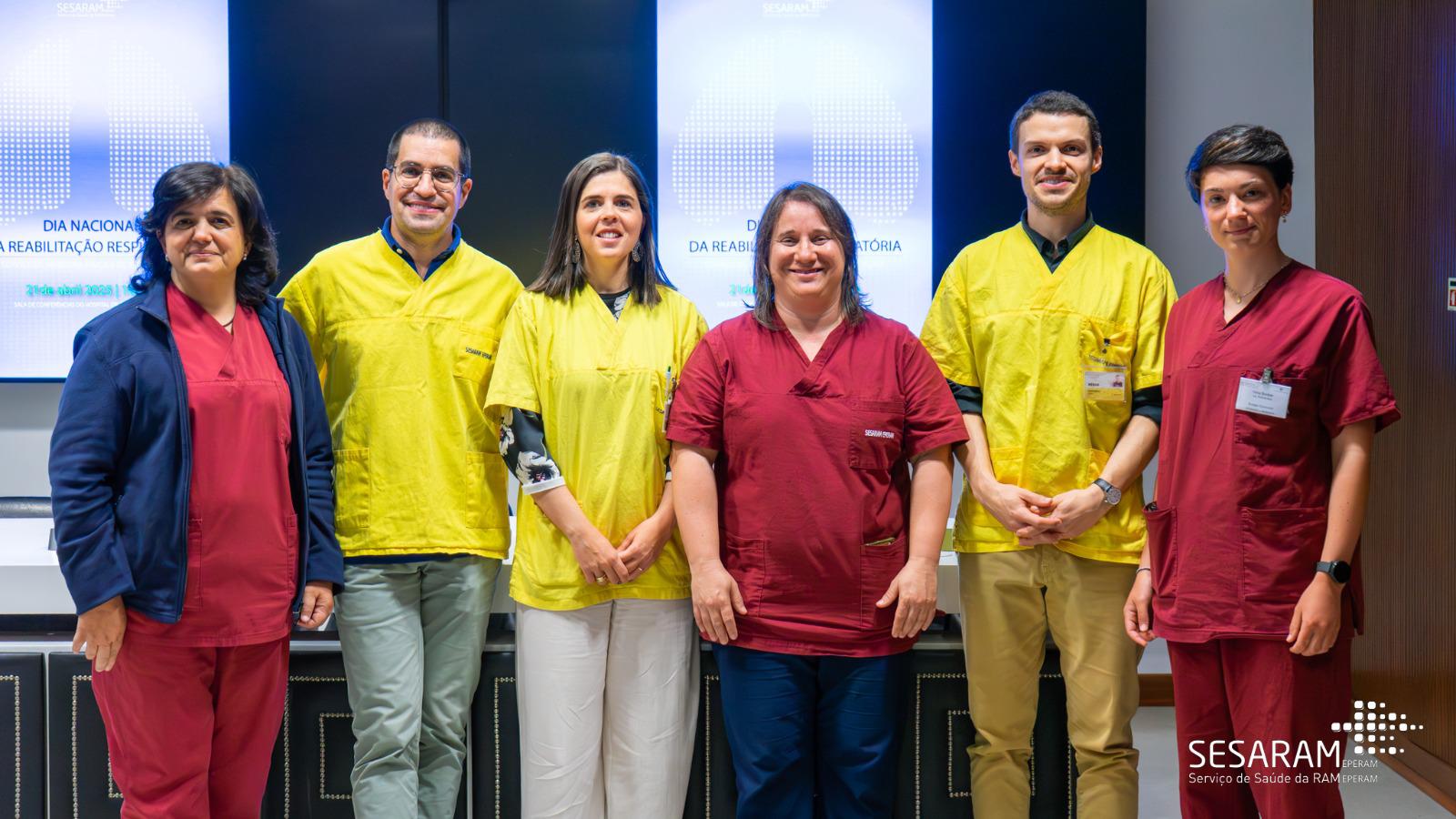 Equipa da Secção de Reabilitação Cardiorespiratória do Serviço de Medicina Física e de Reabilitação