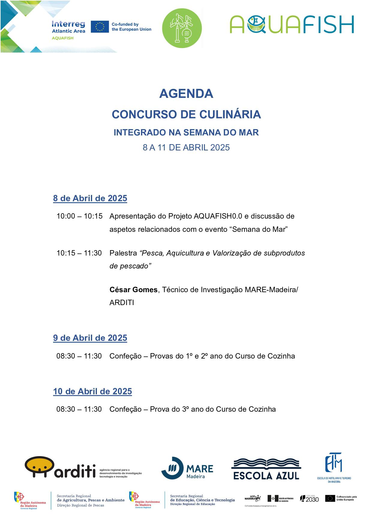 Concurso de culinária junta 70 alunos entre 8 a 11 de abril