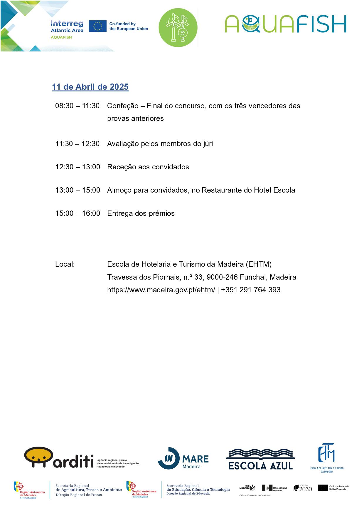 Concurso de culinária junta 70 alunos entre 8 a 11 de abril