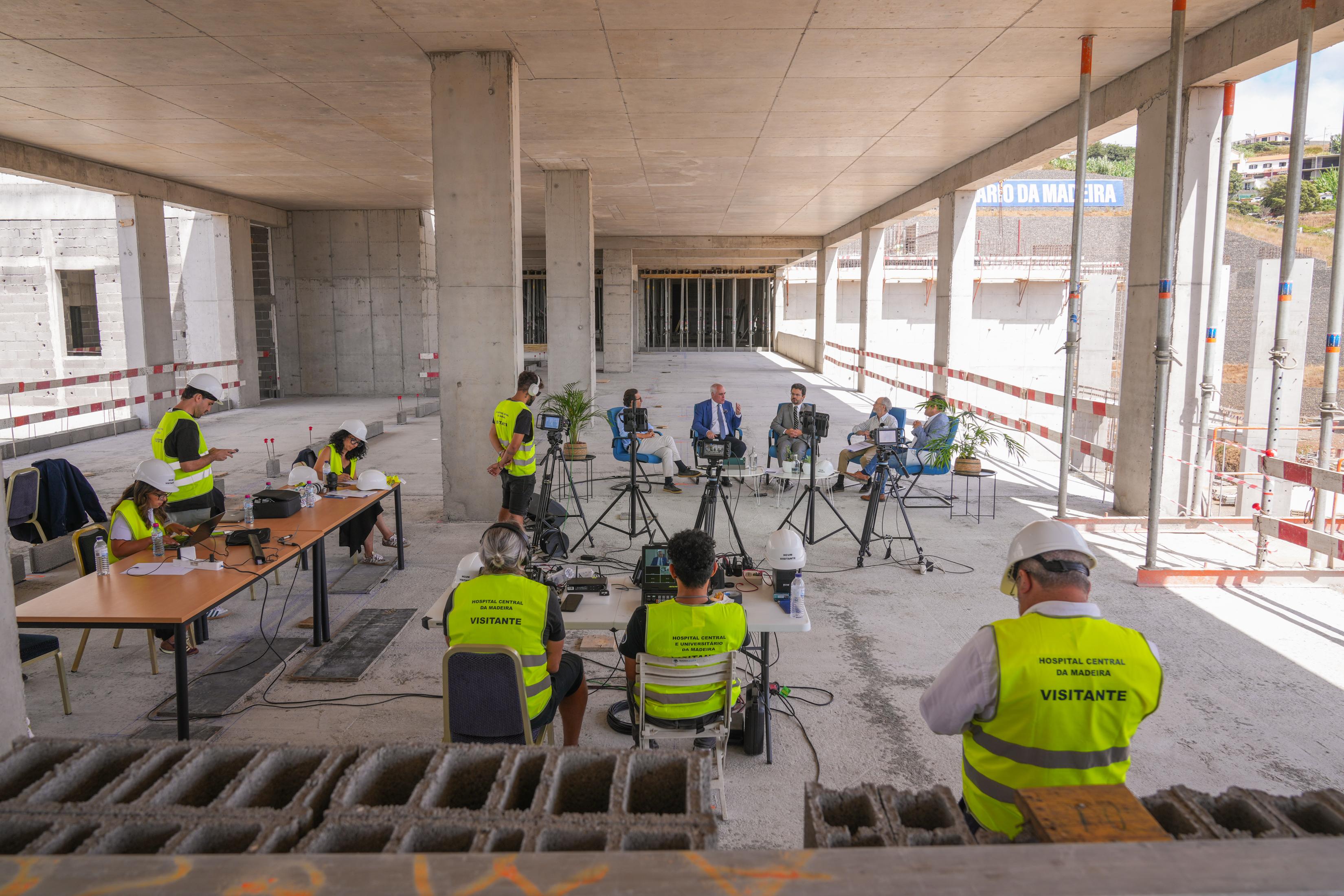 09-09-2025 Fórum JM ‘À Descoberta do novo Hospital’, com Jorge Sousa, Herberto Jesus, Pedro Rodrigues e Ilídio Pelicano (Foto Joana Sousa)