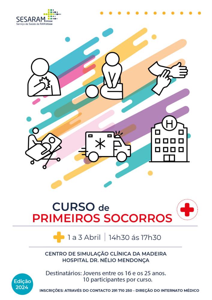 SESARAM promove a 23.ª edição do Curso de Primeiros Socorros
