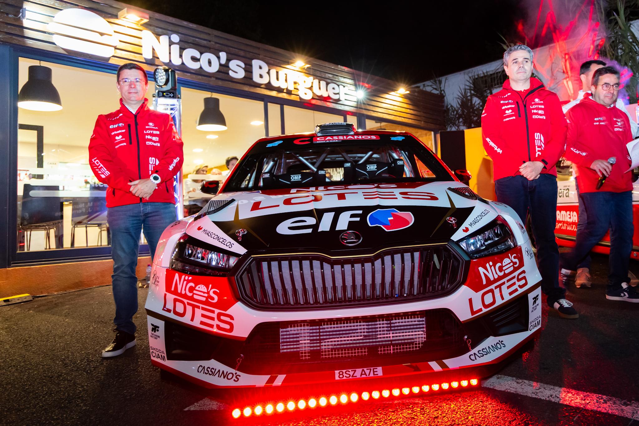 Miguel Nunes e João Paulo apresentam novo Skoda para defender título no Regional de Ralis (com fotos)