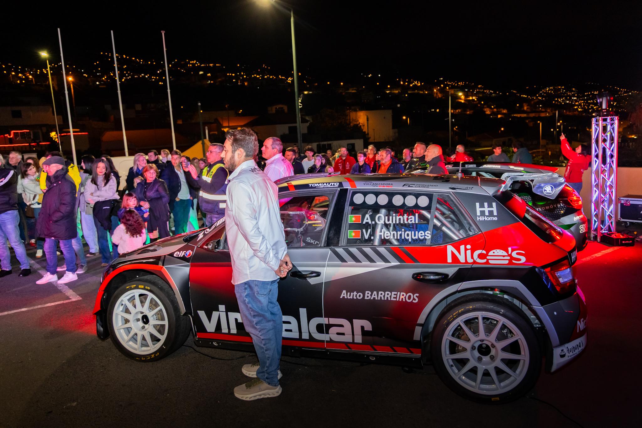 Miguel Nunes e João Paulo apresentam novo Skoda para defender título no Regional de Ralis (com fotos)