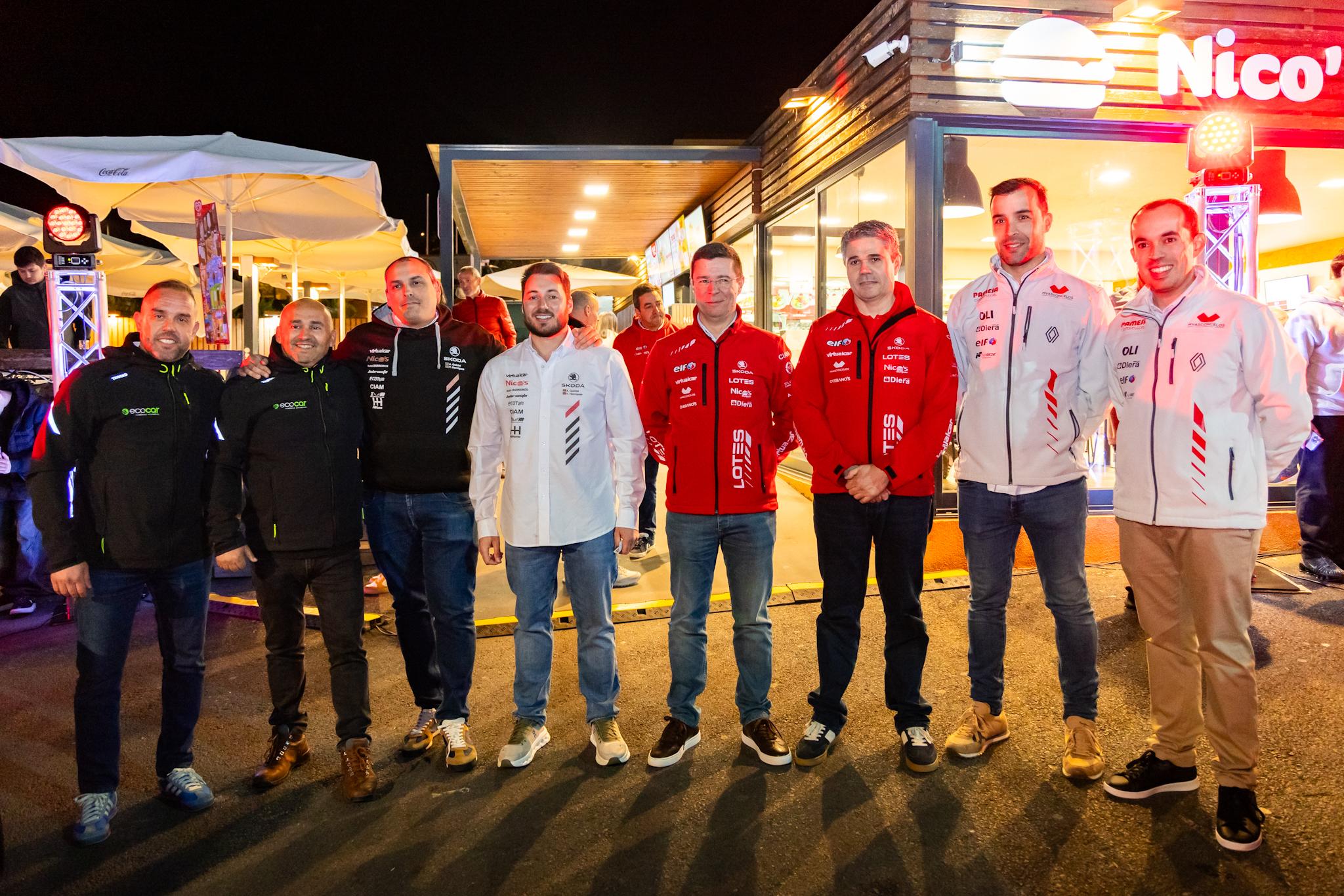 Miguel Nunes e João Paulo apresentam novo Skoda para defender título no Regional de Ralis (com fotos)