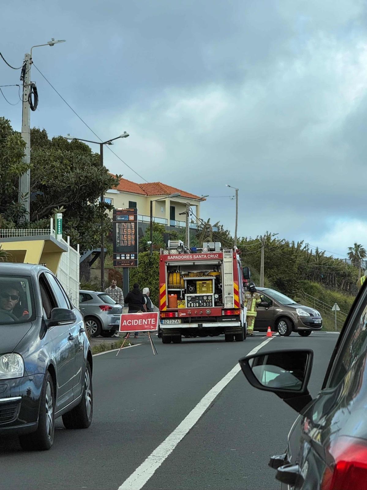 Zona onde ocorreu o acidente