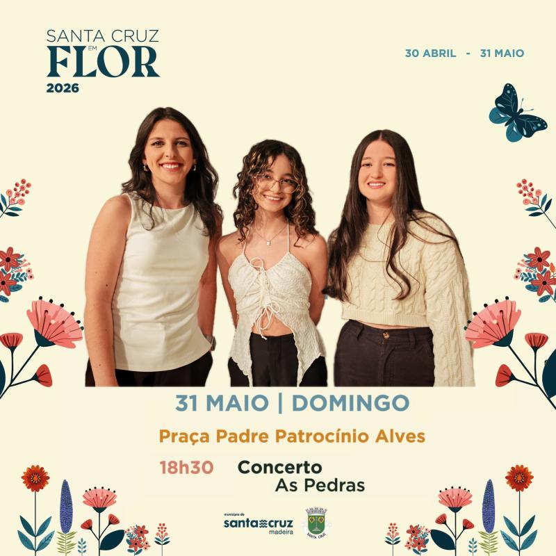 As Pedras atuam no encerramento do Santa Cruz em Flor
