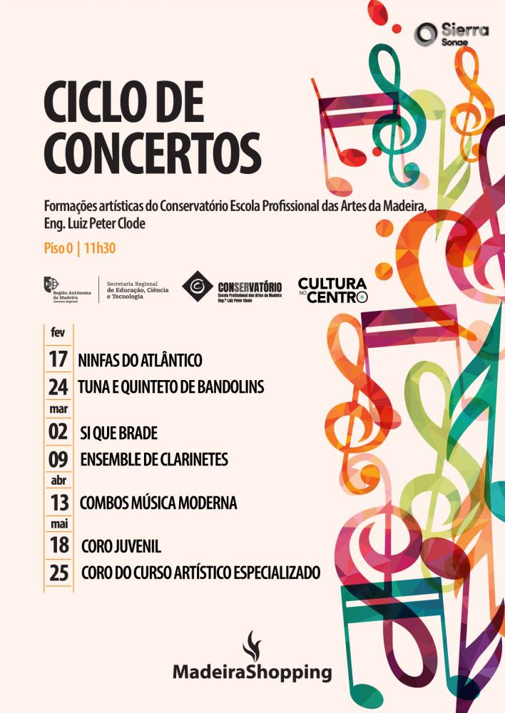 Concertos agendados.