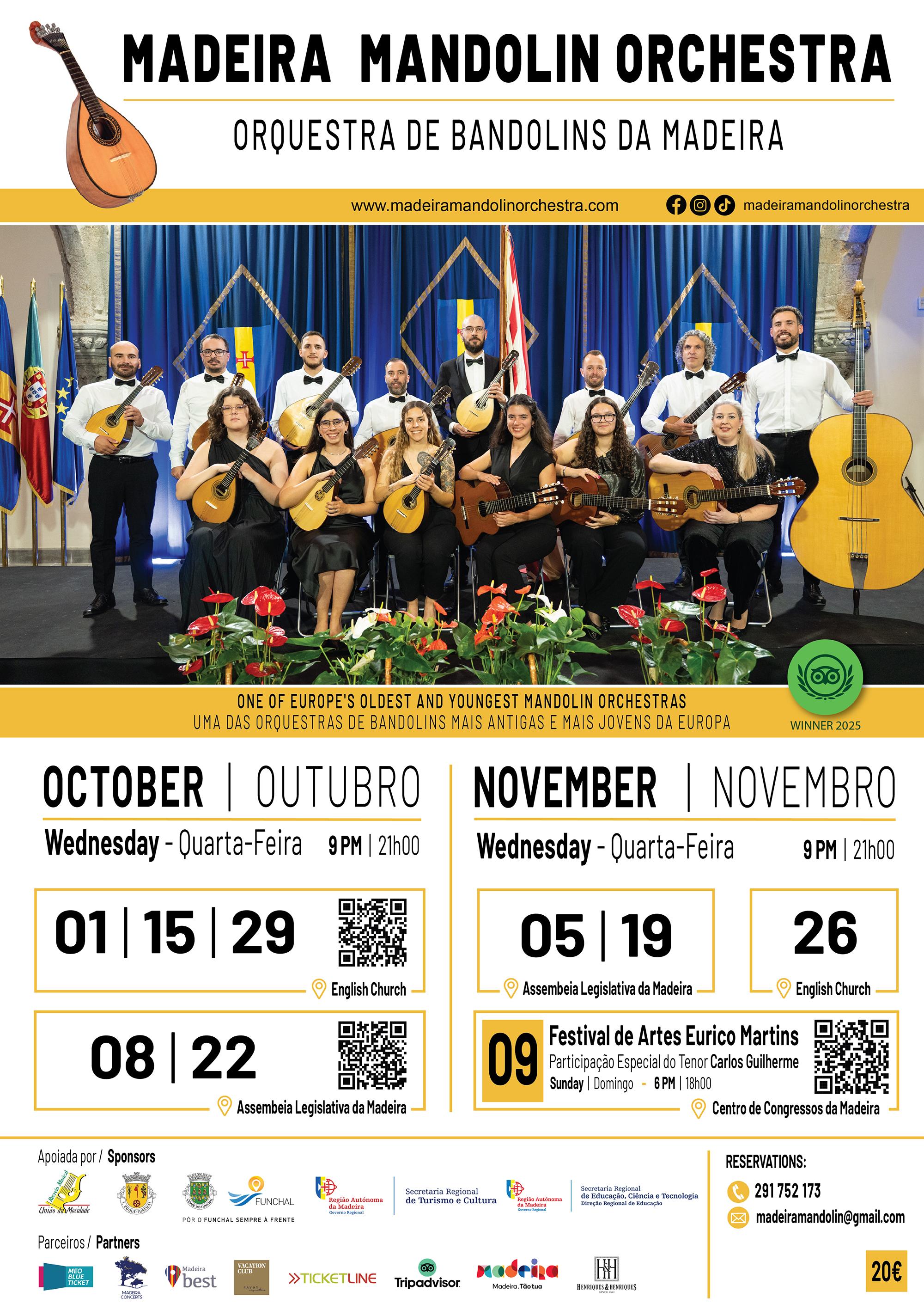 Cartaz de outubro e novembro.